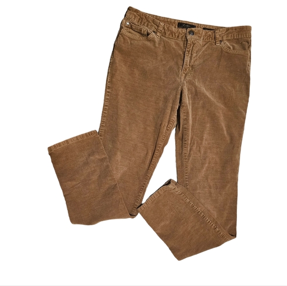 Jessica Simpson Forever Skinny Brown Corduroy Jeans Size 32 - Picture 1 of 4